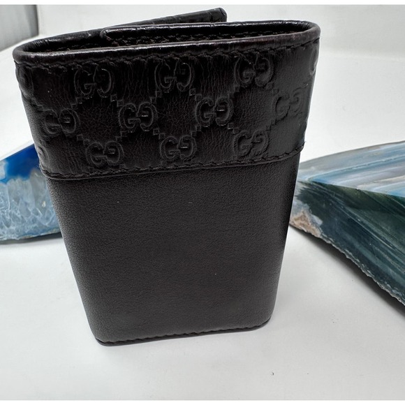 Authentic Gucci brown leather key holder. Made in Italy. EUC NO CALLOUTS - Picture 2 of 5